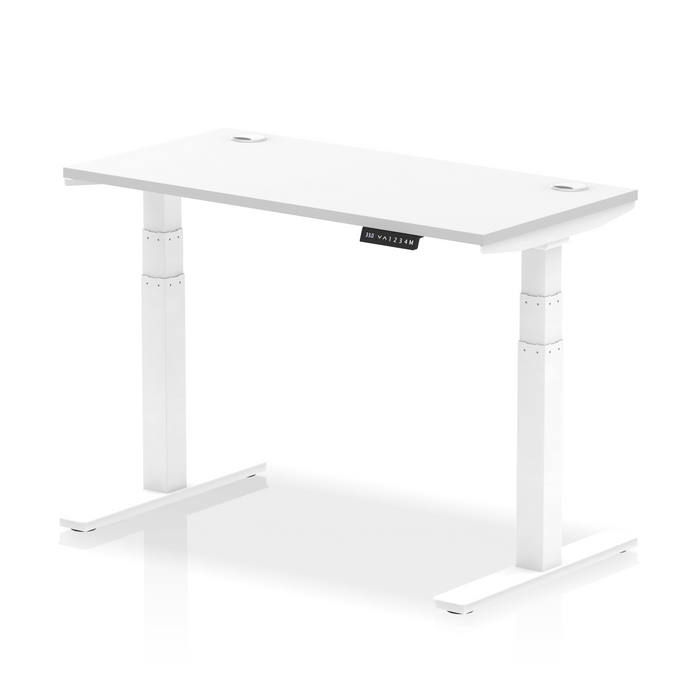 OE - Air Height Adjustable Slimline Desk With Cable Ports
