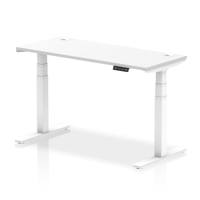OE - Air Height Adjustable Slimline Desk With Cable Ports