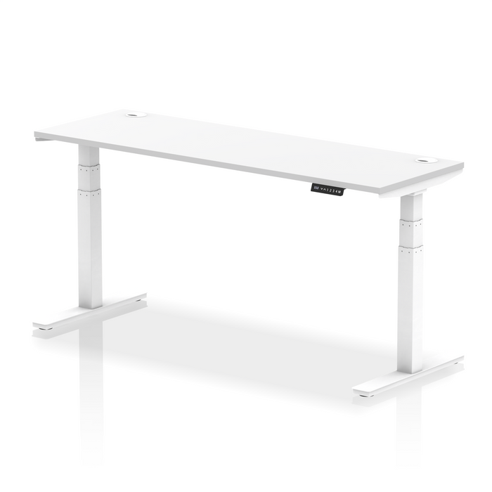 OE - Air Height Adjustable Slimline Desk With Cable Ports