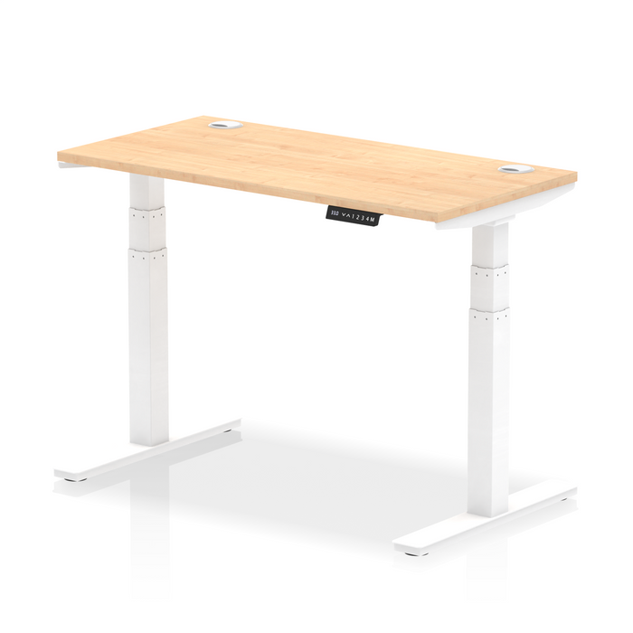 OE - Air Height Adjustable Slimline Desk With Cable Ports