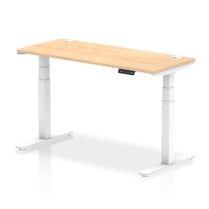 OE - Air Height Adjustable Slimline Desk With Cable Ports