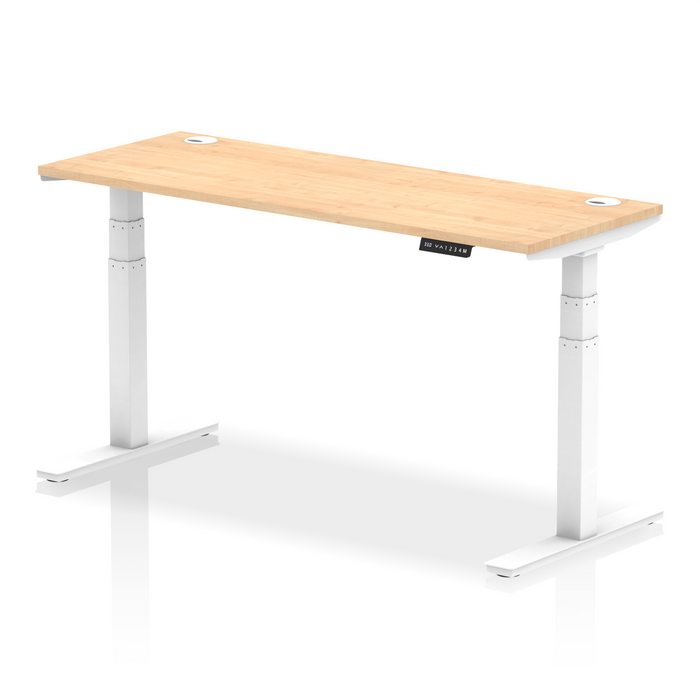 OE - Air Height Adjustable Slimline Desk With Cable Ports