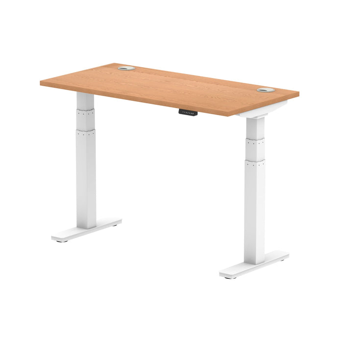 Air Height Adjustable Slimline Desk With Cable Ports