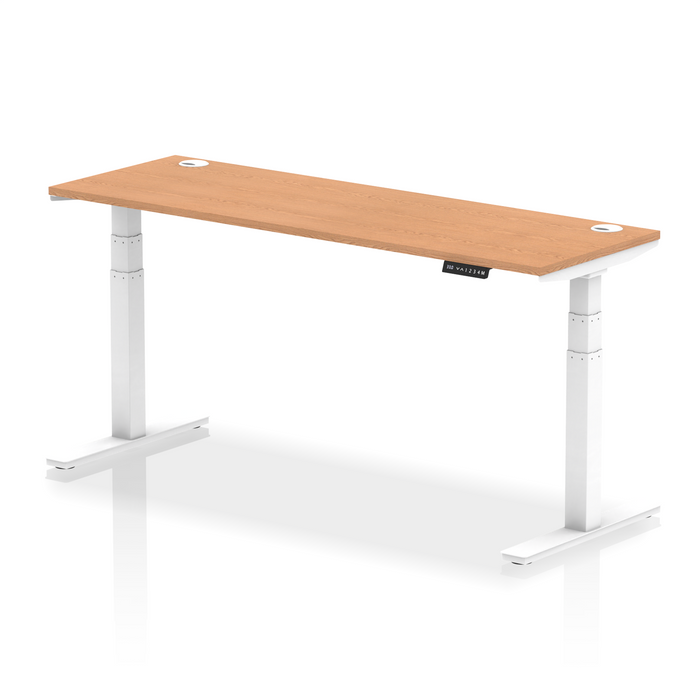 OE - Air Height Adjustable Slimline Desk With Cable Ports