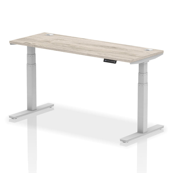 OE - Air Height Adjustable Slimline Desk With Cable Ports