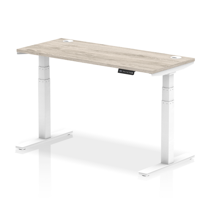 OE - Air Height Adjustable Slimline Desk With Cable Ports