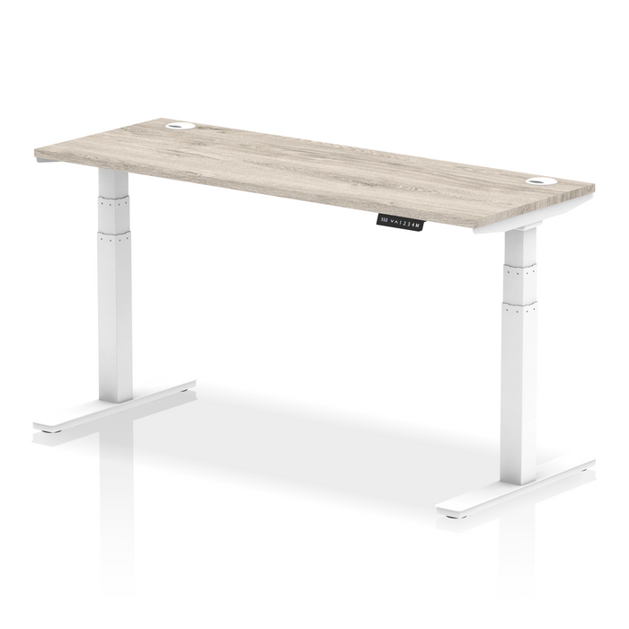 OE - Air Height Adjustable Slimline Desk With Cable Ports