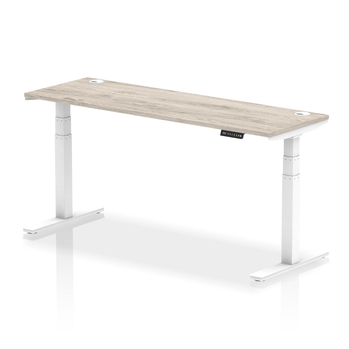 OE - Air Height Adjustable Slimline Desk With Cable Ports