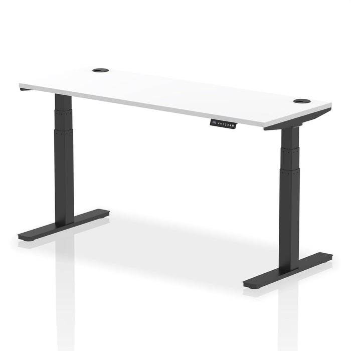 OE - Air Height Adjustable Slimline Desk With Cable Ports