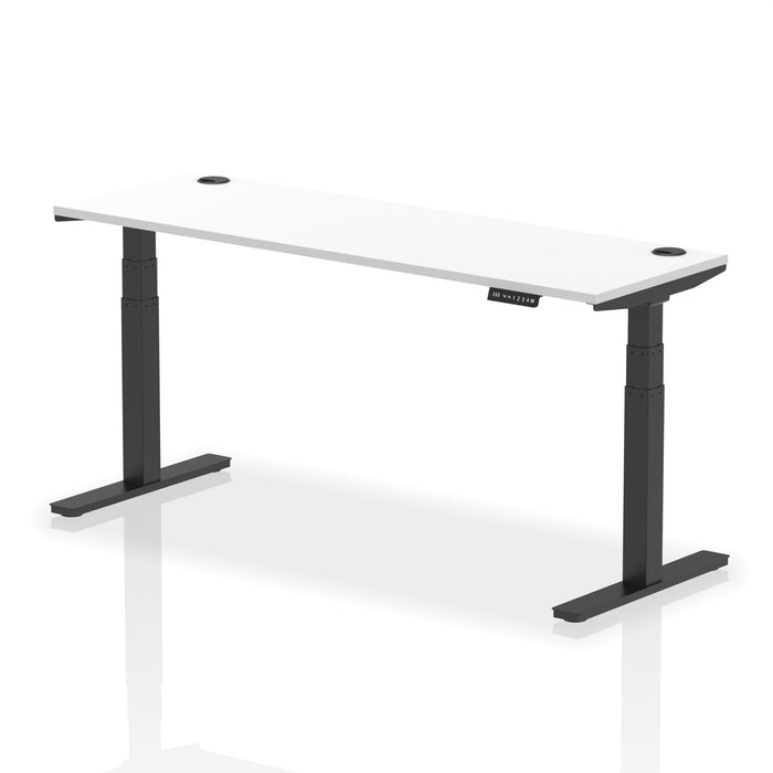 OE - Air Height Adjustable Slimline Desk With Cable Ports