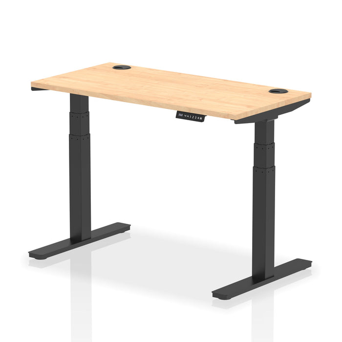 OE - Air Height Adjustable Slimline Desk With Cable Ports