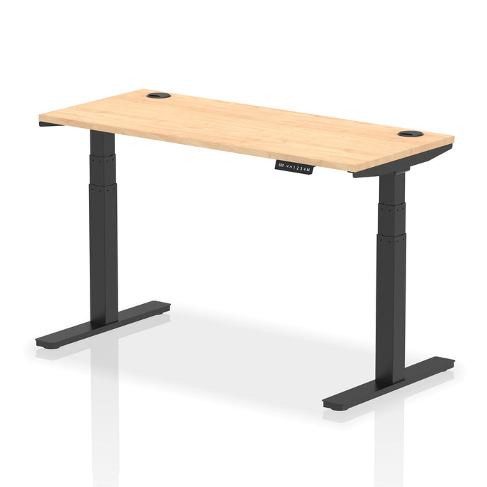 OE - Air Height Adjustable Slimline Desk With Cable Ports