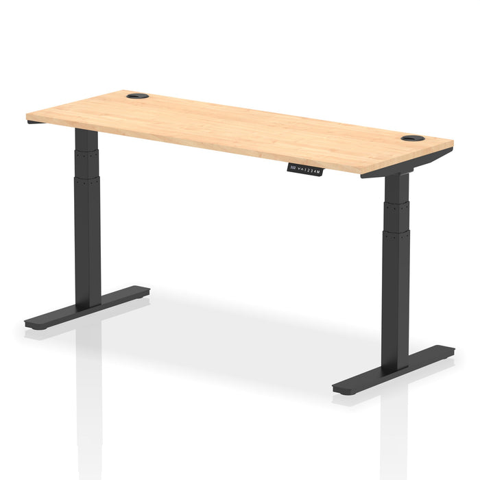 OE - Air Height Adjustable Slimline Desk With Cable Ports