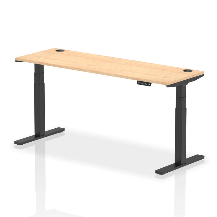 OE - Air Height Adjustable Slimline Desk With Cable Ports