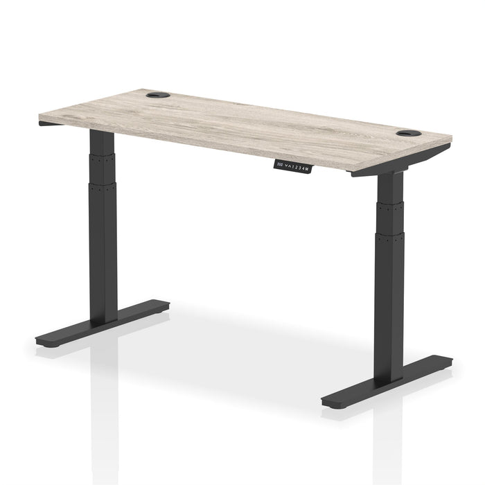 OE - Air Height Adjustable Slimline Desk With Cable Ports