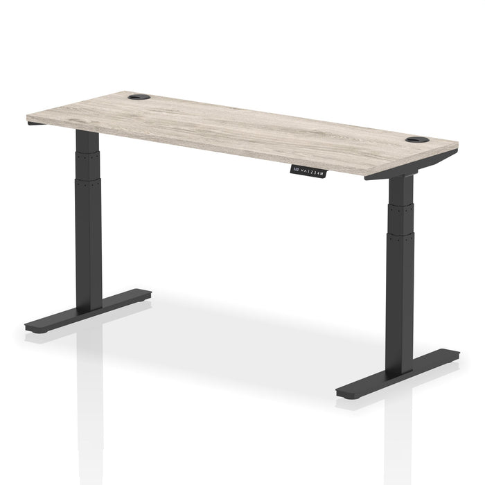 OE - Air Height Adjustable Slimline Desk With Cable Ports