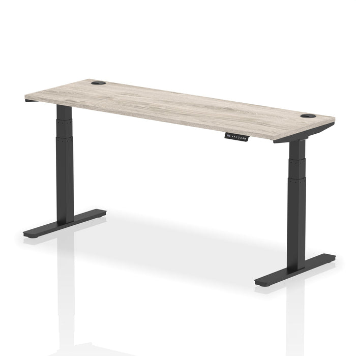 OE - Air Height Adjustable Slimline Desk With Cable Ports