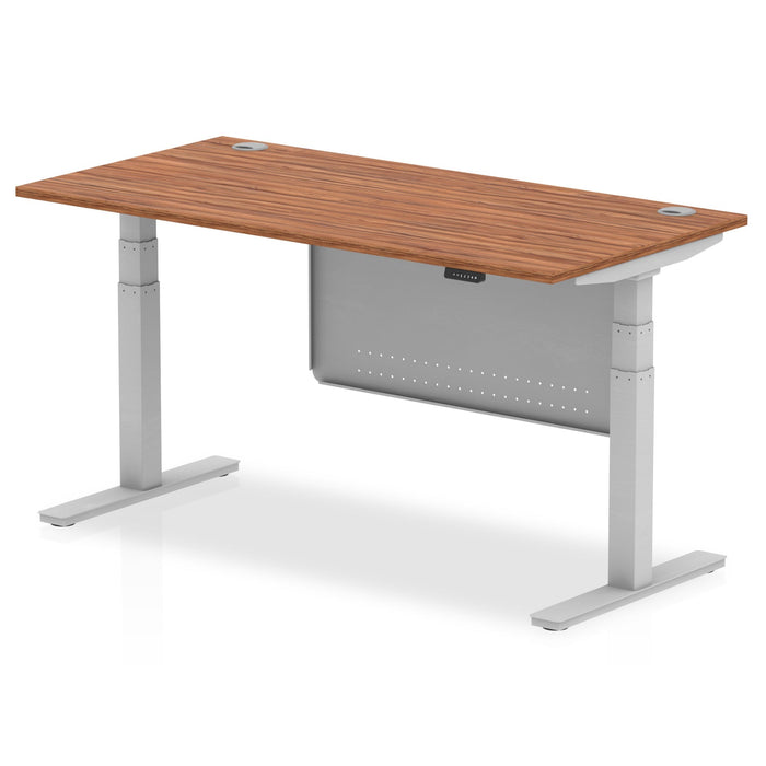 OE - Air Height Adjustable Desk with Cable Ports with Steel Modesty Panel