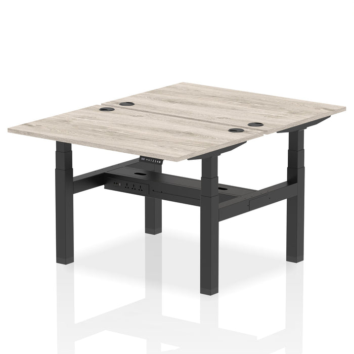 OE - Air Back-to-Back Height Adjustable Bench Desk - 2 Person