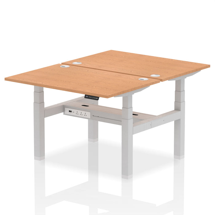 OE - Air Back-to-Back Height Adjustable Bench Desk - 2 Person