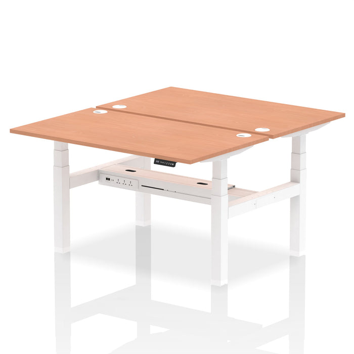 OE - Air Back-to-Back Height Adjustable Bench Desk - 2 Person