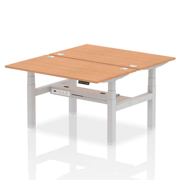 OE - Air Back-to-Back Height Adjustable Bench Desk - 2 Person