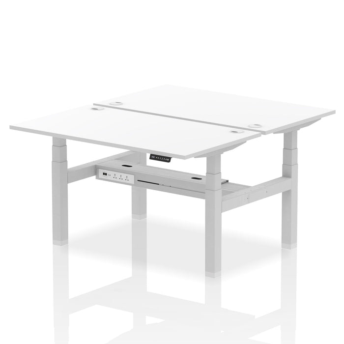 OE - Air Back-to-Back Height Adjustable Bench Desk - 2 Person