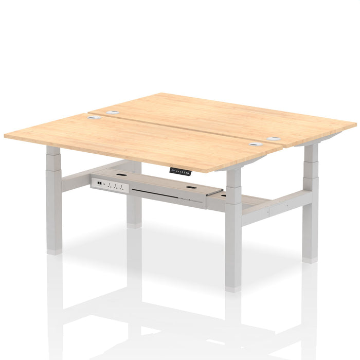 OE - Air Back-to-Back Height Adjustable Bench Desk - 2 Person