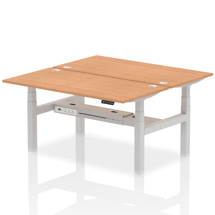 OE - Air Back-to-Back Height Adjustable Bench Desk - 2 Person