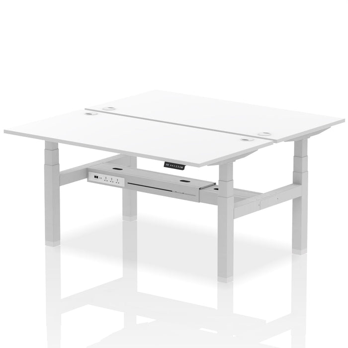 OE - Air Back-to-Back Height Adjustable Bench Desk - 2 Person