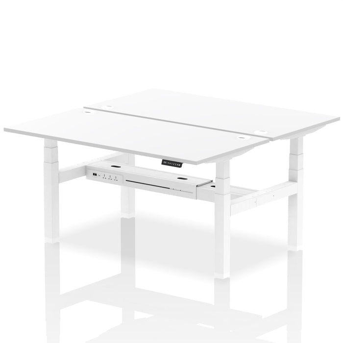 OE - Air Back-to-Back Height Adjustable Bench Desk - 2 Person