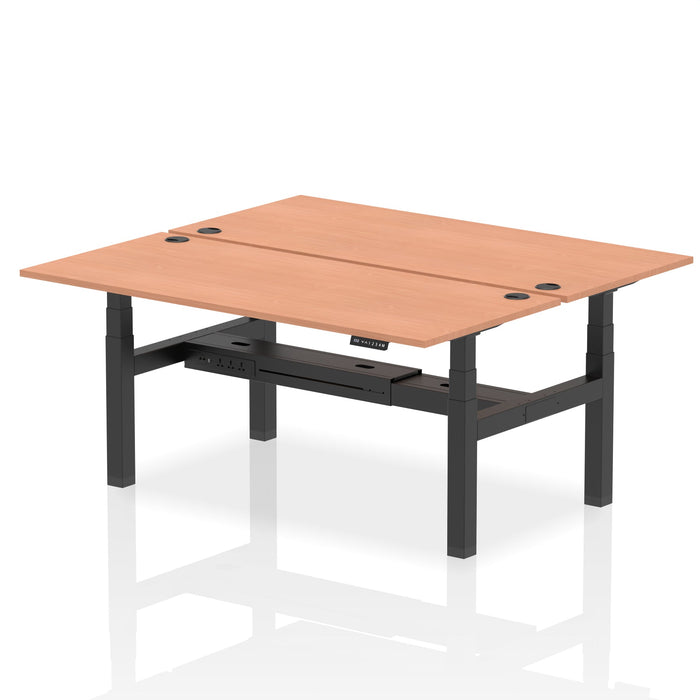 OE - Air Back-to-Back Height Adjustable Bench Desk - 2 Person