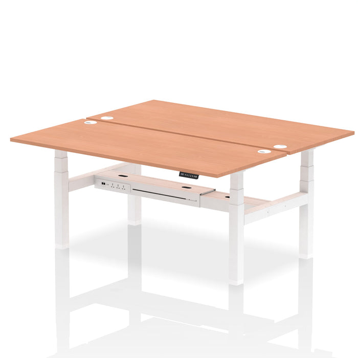 OE - Air Back-to-Back Height Adjustable Bench Desk - 2 Person