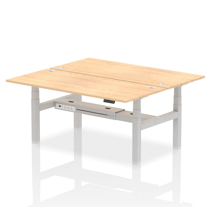 OE - Air Back-to-Back Height Adjustable Bench Desk - 2 Person