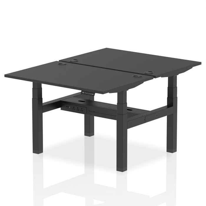 OE - Air Back-to-Back Height Adjustable Bench Desk - 2 Person