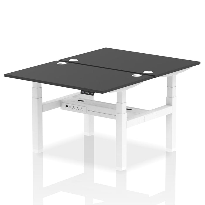 Air Back-to-Back Height Adjustable Bench Desk - 2 Person