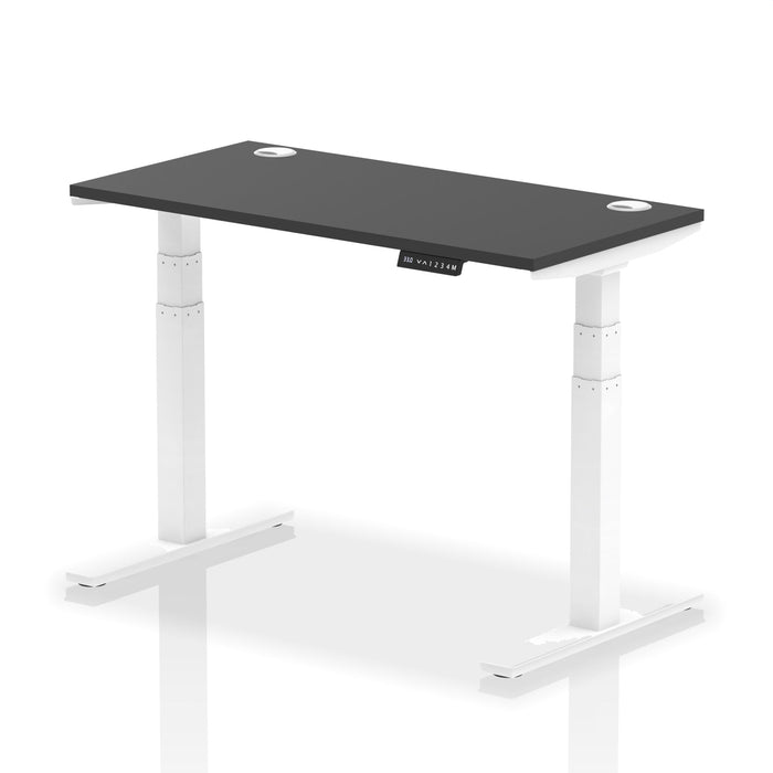 Air Height Adjustable Slimline Desk With Cable Ports