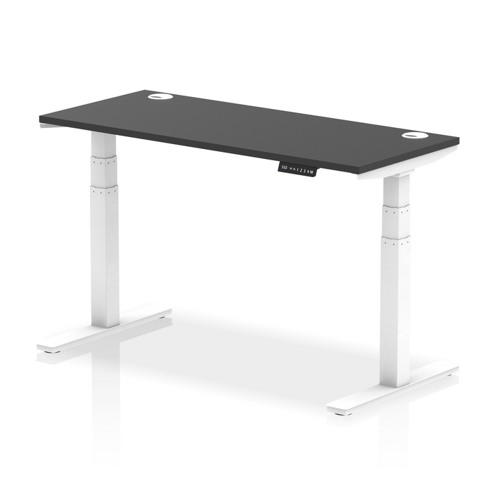 OE - Air Height Adjustable Slimline Desk With Cable Ports