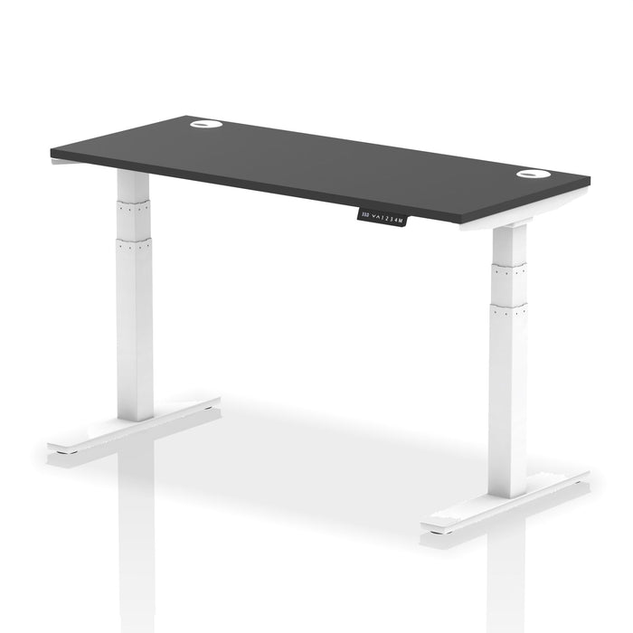 Air Height Adjustable Slimline Desk With Cable Ports