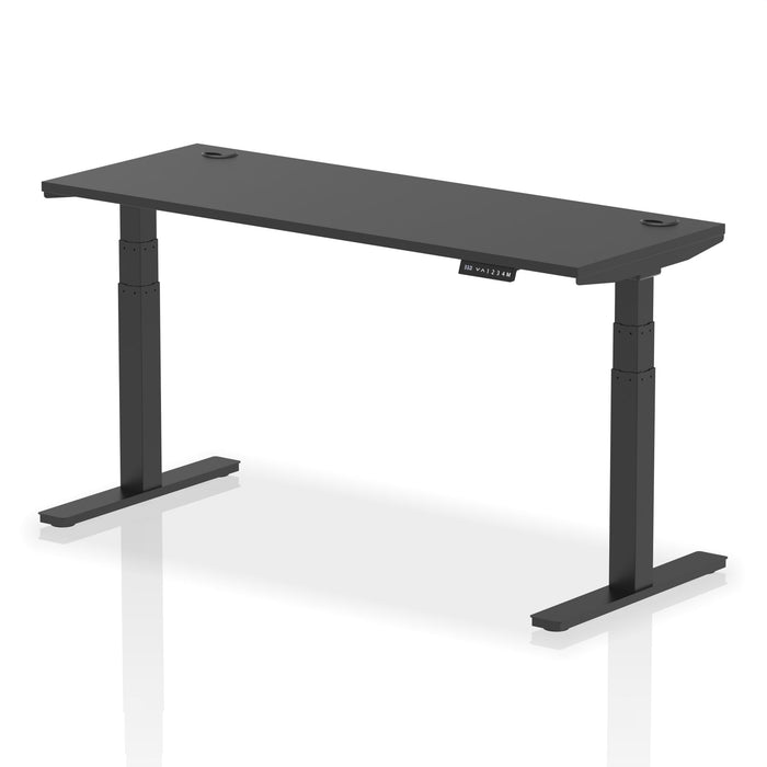 OE - Air Height Adjustable Slimline Desk With Cable Ports