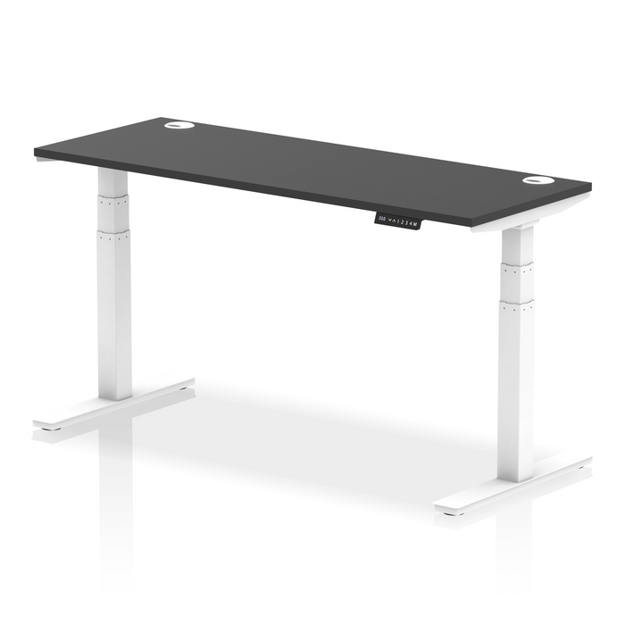 OE - Air Height Adjustable Slimline Desk With Cable Ports