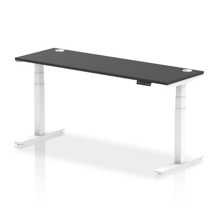 OE - Air Height Adjustable Slimline Desk With Cable Ports