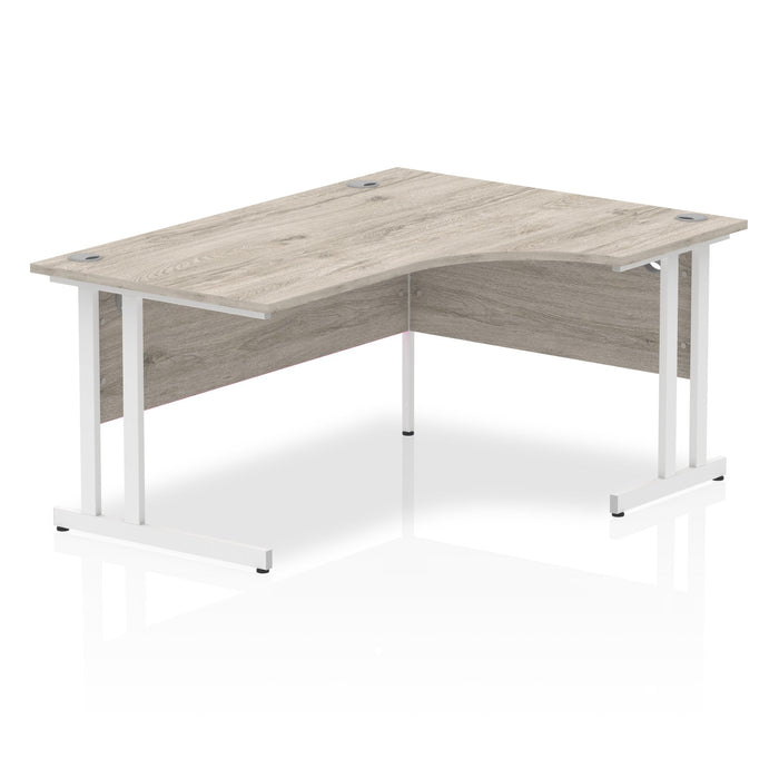 Impulse 1600mm Right Crescent Desk Cantilever Leg