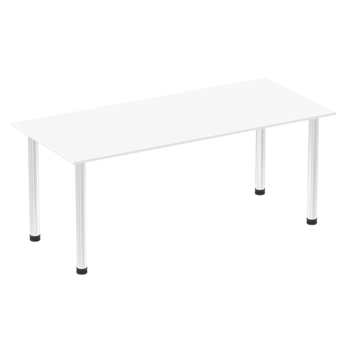 Impulse 1800mm Straight Table With Post Leg