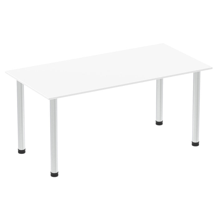 Impulse 1600mm Straight Table With Post Leg