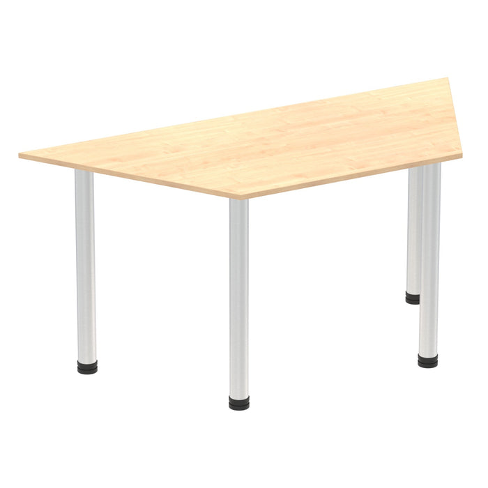 Impulse Trapezium Table With Post Leg