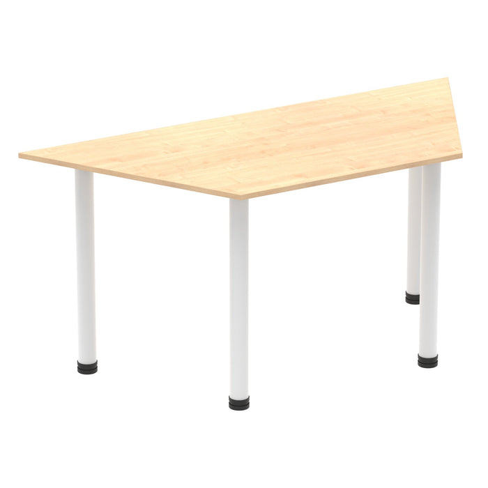 Impulse Trapezium Table With Post Leg