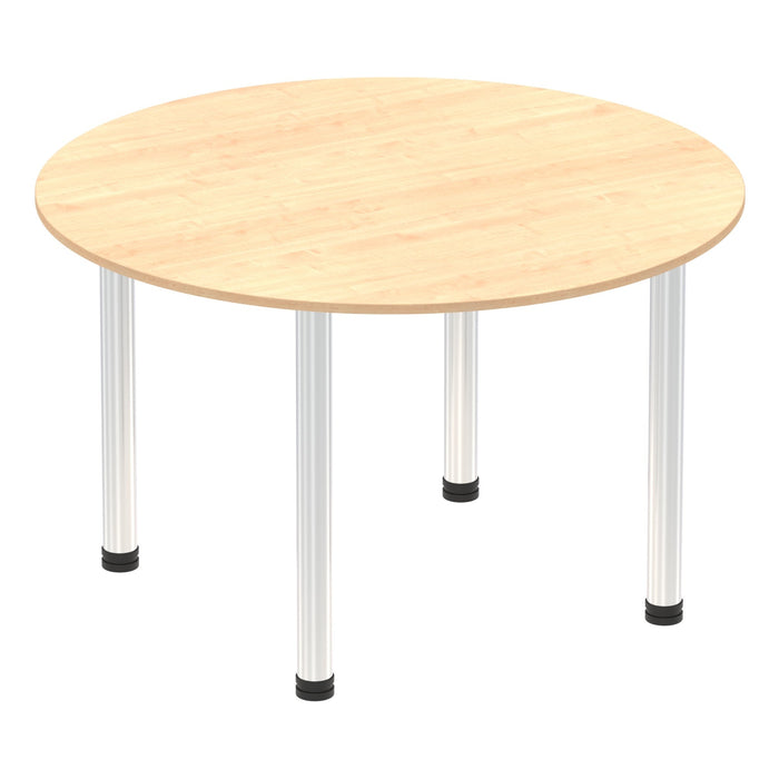 Impulse Round Table With Post Leg