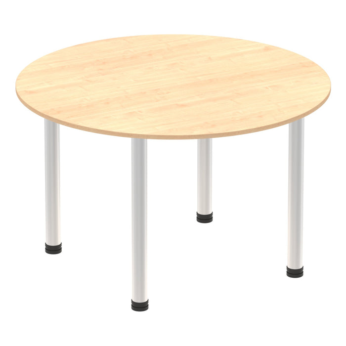 Impulse Round Table With Post Leg