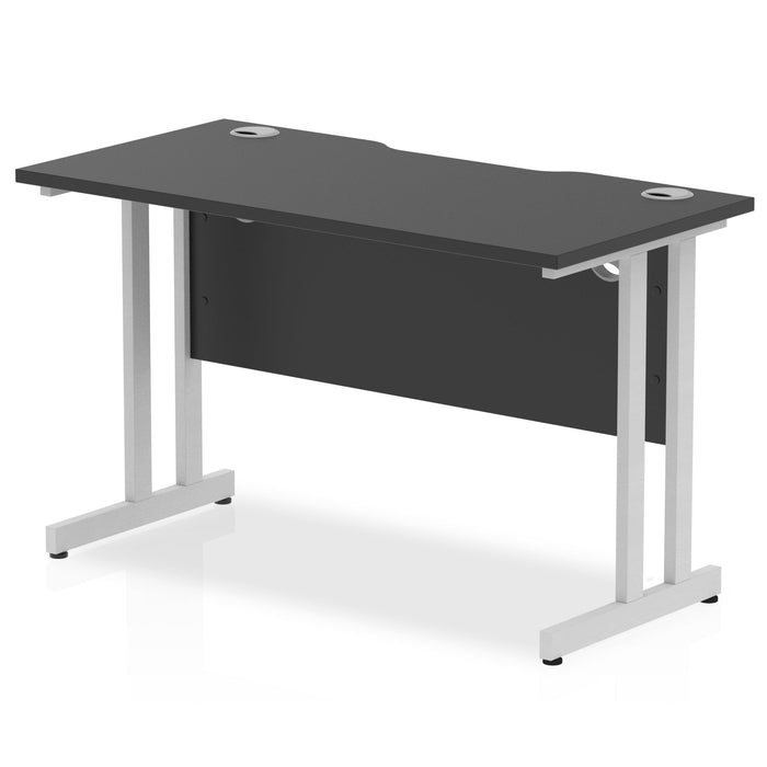 Impulse Black Series 1200mm Slimline Desk Cantilever Leg